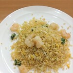 九眼橋 - エビとエビの卵入りチャーハン　1200円　見ただけで分かるこのパラパラ加減