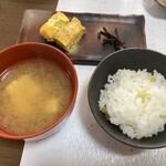 Nobori - 蕨菜飯 味噌湯 煎蛋