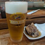 えんむすび - キリン一番搾り生ビール（600円）