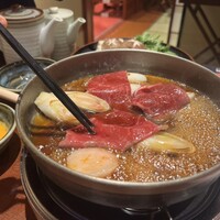 ちんや - 割下を入れると漂い始める良い香り