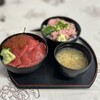 ヤマタくん - 料理写真:まぐろいくら丼 1,210円、＋丼 99円 (日替わりねぎトロ丼)