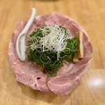 中華そば ココカラサキゑ - チャーシュー油そば+九条ネギ 1440円