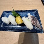 回転寿司 鮮 - イカ5点