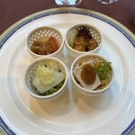 中国料理 春蘭門 - 前菜4種盛合わせ