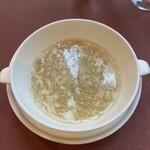 中国料理 春蘭門 - 貝柱入りフカヒレスープ