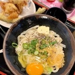 手打十段 うどんバカ一代 - 「釜バター(中)」(650円)