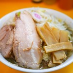 ラーメンエース - ラーメン＋限定煮干　ニンニク少し