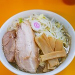 ラーメンエース - ラーメン＋限定煮干　ニンニク少し