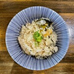 らぁ麺 麦一粒 - 茗荷と鳴門産わかめの炊き込みご飯