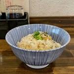 らぁ麺 麦一粒 - 茗荷と鳴門産わかめの炊き込みご飯