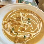 ダナパニ - 生の生姜とネギがのっています！