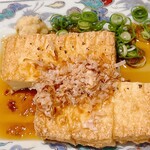 龍のかくれんぼ - 焼厚揚げ②