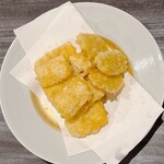 龍のかくれんぼ - とうもろこし天ぷら①