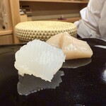 日本橋蛎殻町 すぎた - 帆立　泥障烏賊