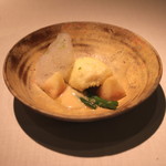 NARISAWA - ハモ・白桃　(2014/08)