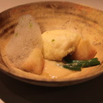 NARISAWA - ハモ・白桃　(2014/08)