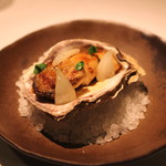 NARISAWA - 岩牡蠣のソテー　(2014/08)