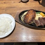 1ポンドのステーキハンバーグ タケル 天満店 - 