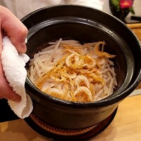 馬車道 大かわ - 新生姜と白海老（揚げ）