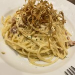 とっちん - 白みそのカルボナーラ大盛