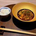 桜梅桃李 - 麻婆豆腐＆白米