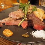 肉ビストロ灯 - 塊肉盛り合わせ