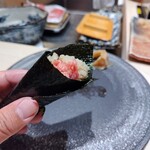 銀座のみこ寿司 - とろ手巻き