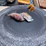 銀座のみこ寿司 - カンパチ、真鯛