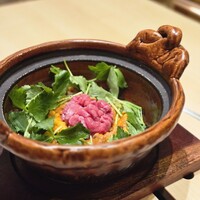 銀座 ちかみつ 並木通り - 厳選和牛の雲丹ヒレ土鍋ご飯