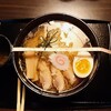 山形蕎麦 石邸 - 鶏中華（温）1100円　丼の直径16.5cm