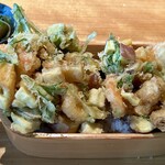 有馬土山人 はなれ - かき揚げ天重