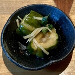 有馬土山人 はなれ - 漬け物（きゅうり漬け）