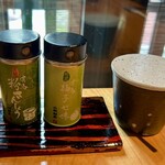 有馬土山人 はなれ - 卓上調味料（粉山椒、柚子七味、塩）