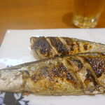 和久田 - 新サンマ入荷焼魚定食　1100円　+　ライスお替り　100円