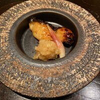 馳走 風々 - 照り焼きの甘辛さと荒い下ろしが合う