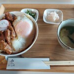 みなが - 「ルーローハン定食」小鉢こそ少ないですが、米も玄米を選択し、お腹いっぱいになりました。