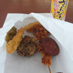 やんばる物産センター 天ぷら店 - 全部で960円