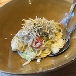 食堂Light - 釜揚げしらすと春キャベツのパスタ