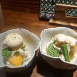 酒と肴 ててて - びわとこごみの白和え(2人前)