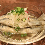 酒と肴 ててて - 稚鮎の南蛮漬け