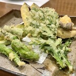 松宴すげの - 天ぷら　野菜盛合わせ