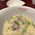黄金の塩らぁ麺 ドゥエイタリアン 市ヶ谷本店 - 