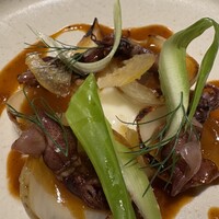 Orby Restaurant - 新玉ローストとホタルイカ