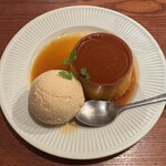 えぼし - これまた外せない「かぼちゃプリンとキャラメルアイス」