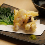 鮨 といろ - ゲソのから揚げ（自家製ポン酢の合わせて）