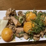 まるしん - 懐かしの玉ひも❣️懐かしくない(笑) 黄身がトロトロで超ウマ(*ฅ́˘ฅ̀*)♡