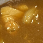 白金 松月 - 豚バラ肉と玉ねぎが、具材です。