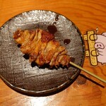 鶏 炭火 地酒 松もと - 皮