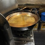 お座敷天ぷら おかめ - この油を毎回交換とは