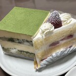 kanunu - 抹茶ティラミスと苺ショートケーキ